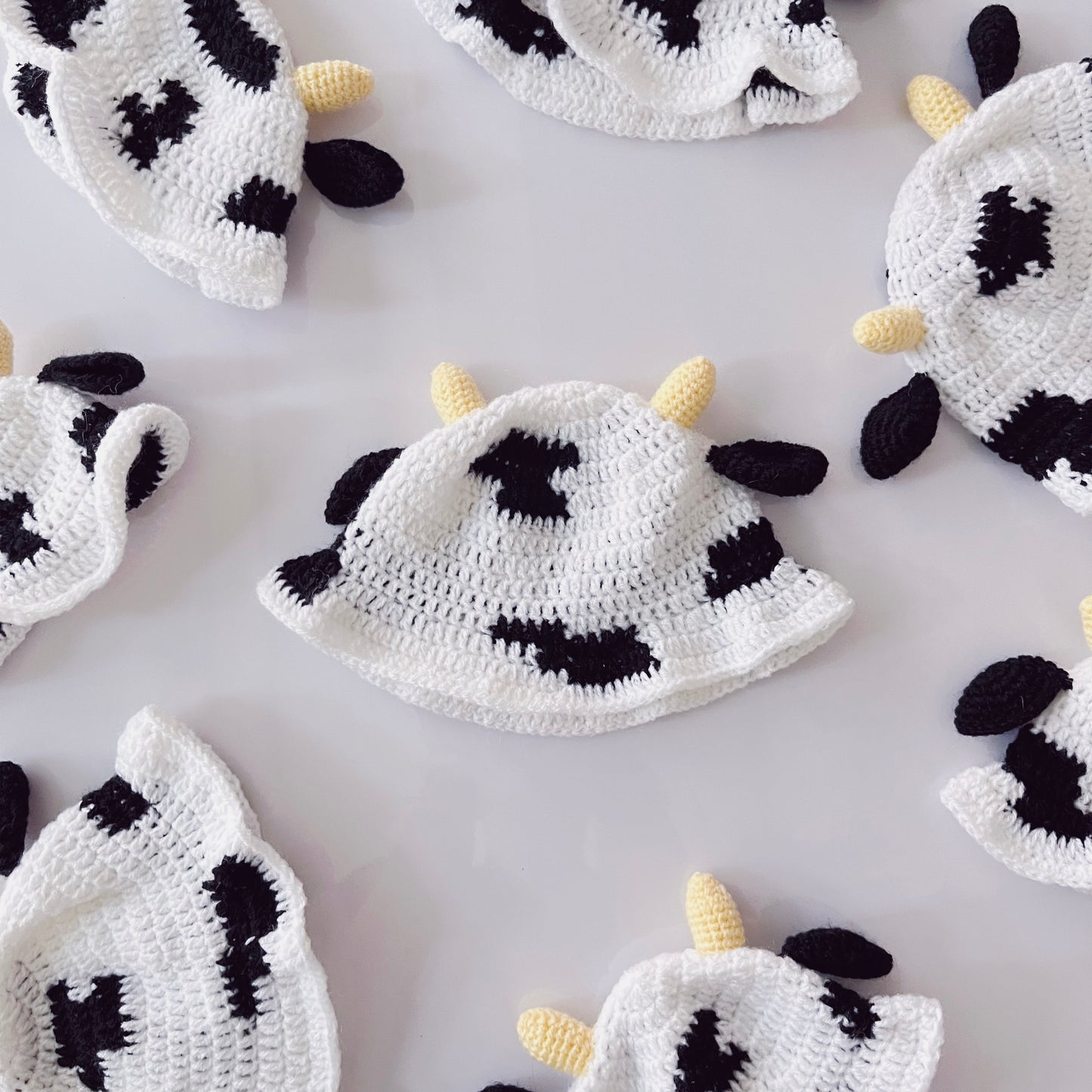 Cow Crochet Hat