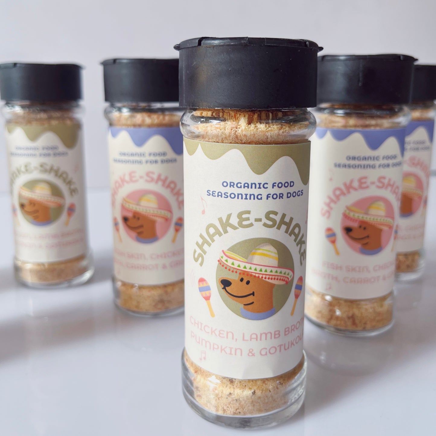 Shake-It : Chicken, Lamb broth, Pumpkin, and Gotu Kola Food Topper
