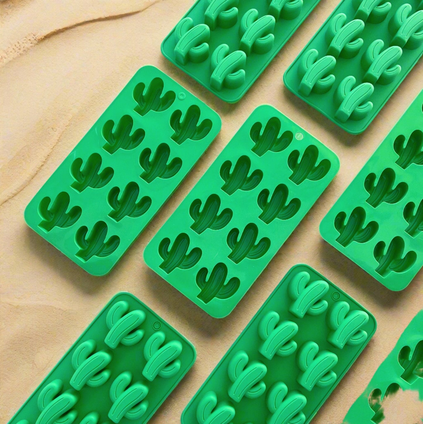 Cactus popsicle mould