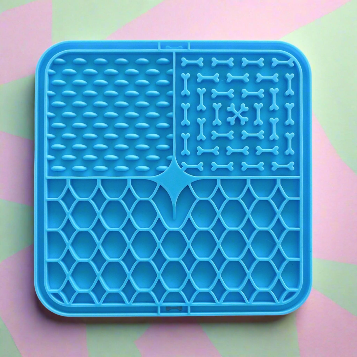 Non-skid Square Silicone Dog Lick Mat