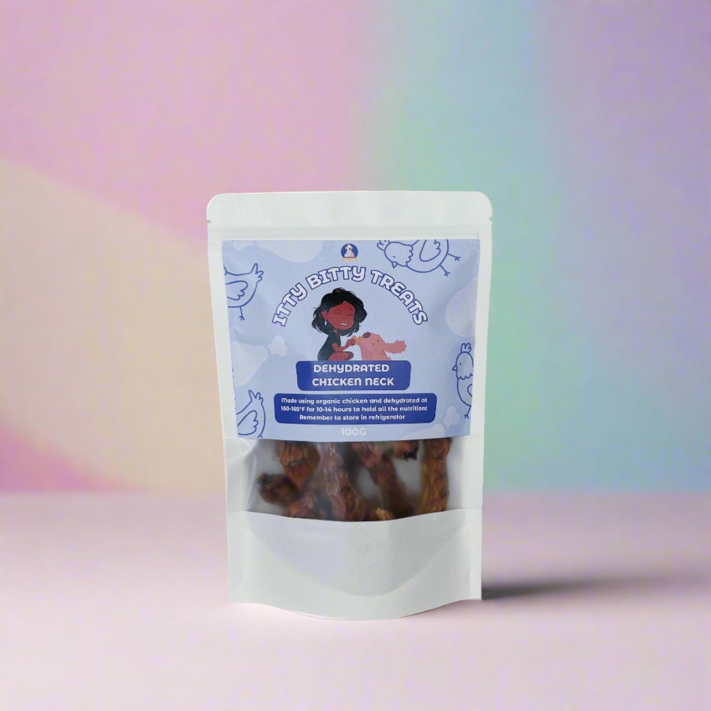 Dehydrated Chicken Neck - 100g
