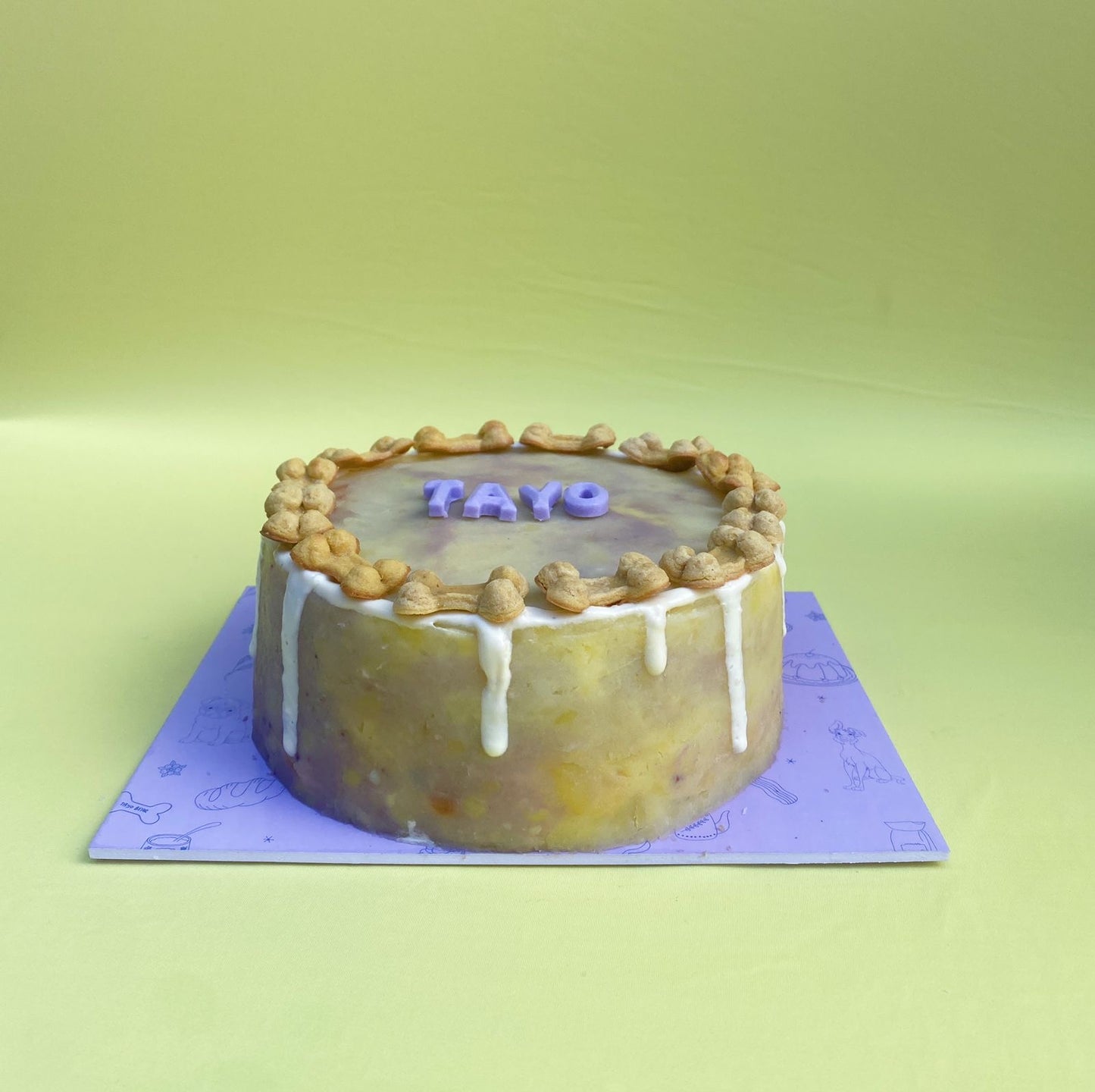 Dog Drip Cake