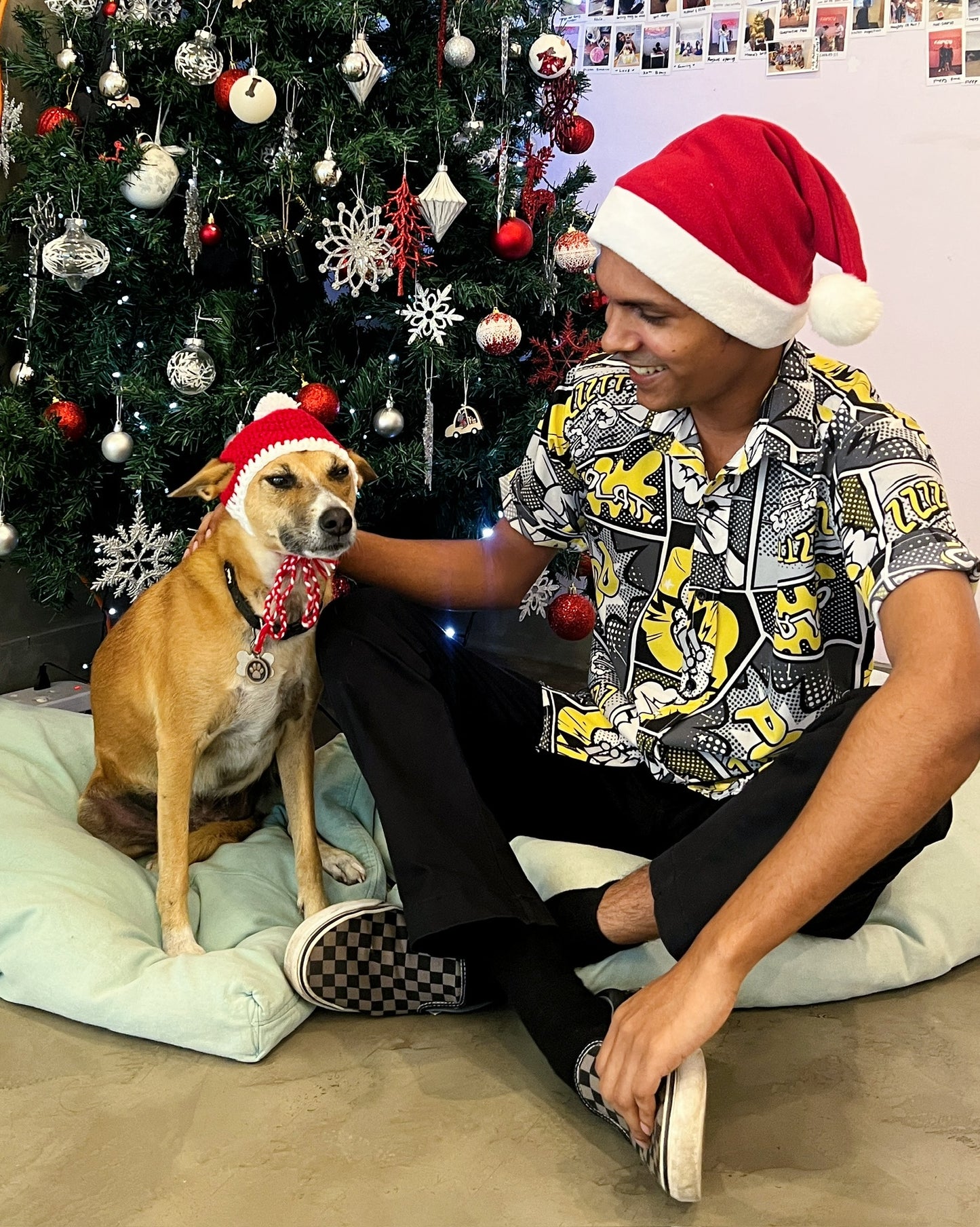 Dog Christmas Beanie