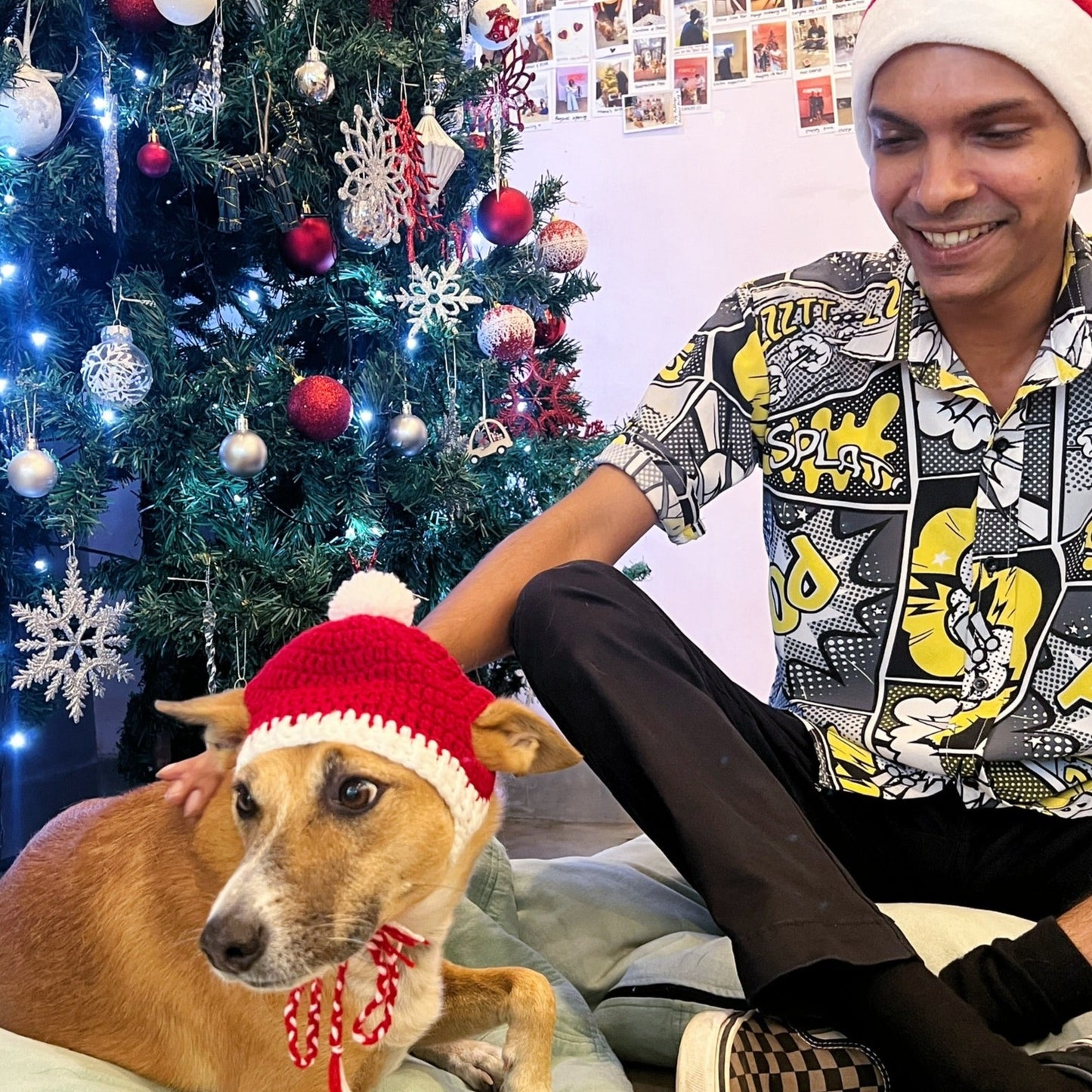 Dog Christmas Beanie