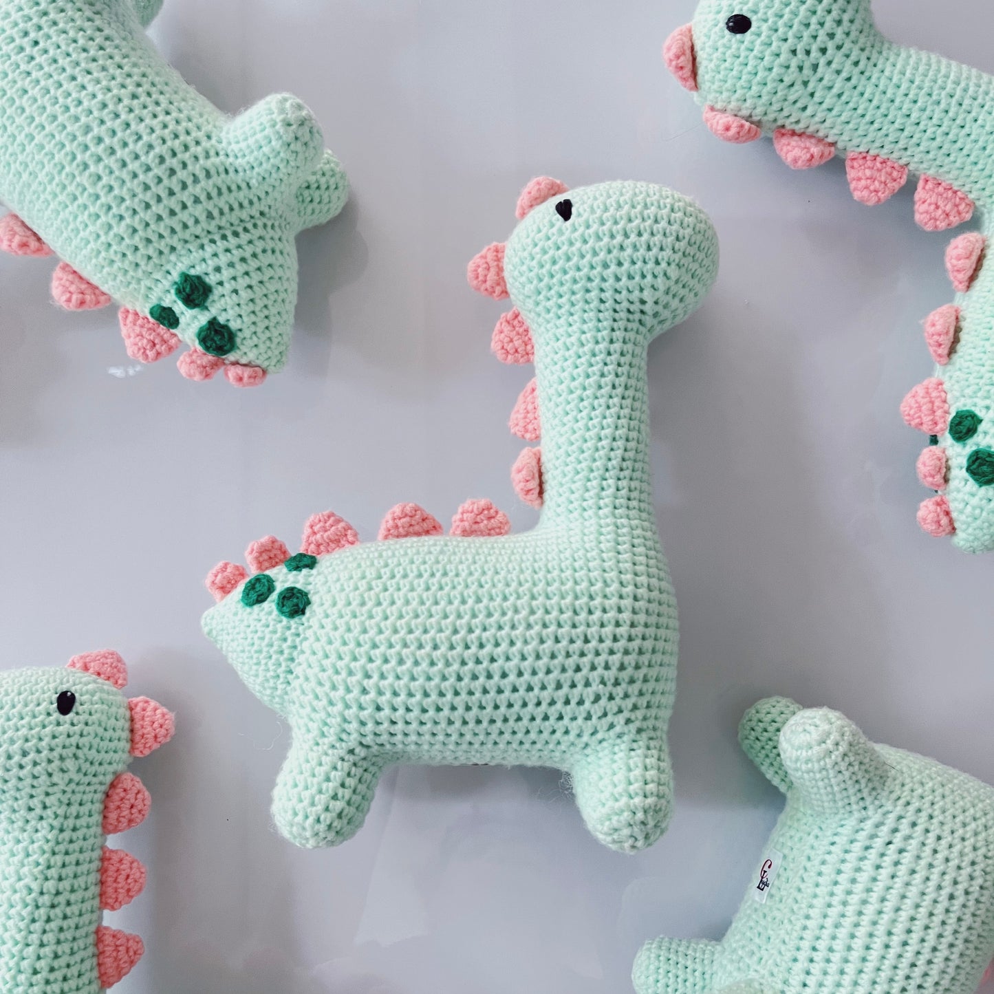 Dino Crochet Dog Toy