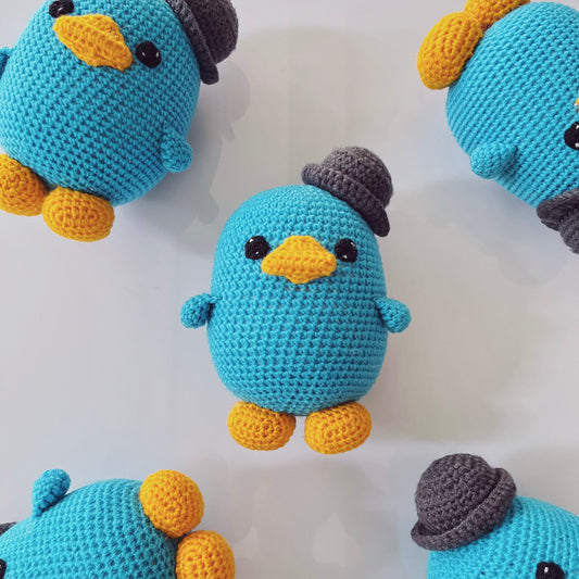Perry the Platypus Crochet Dog Toy