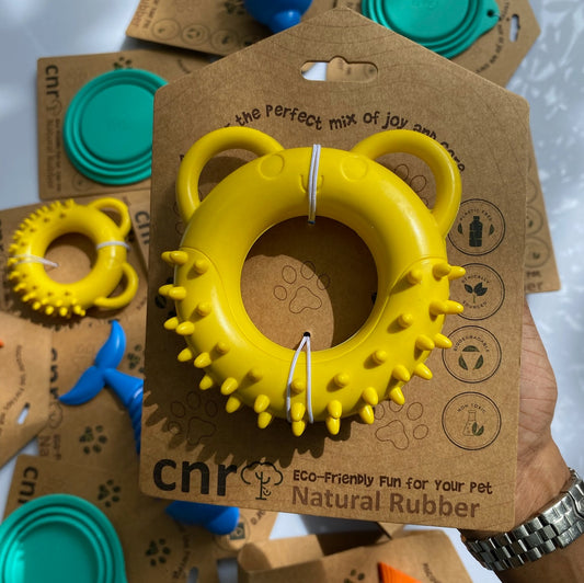 Playful Pup Donut Toy