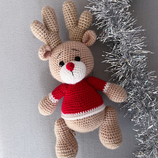 Reindeer Crochet Toy
